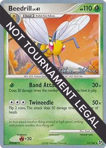 Beedrill (13) - 2009 (Stephen Silvestro) (13/106), World Championship Decks — Pokémon card price