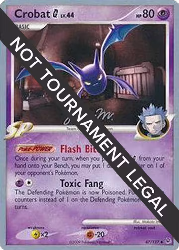 Crobat G - 2009 (Jason Martinez) (47/127), World Championship Decks — Pokémon card price