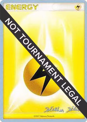 Lightning Energy - 2009 (Stephen Silvestro), World Championship Decks — Pokémon card price