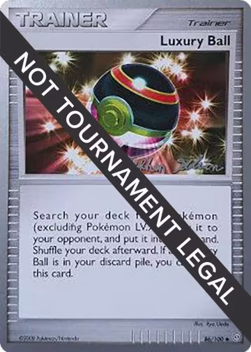 Luxury Ball - 2009 (Stephen Silvestro) (86/100), World Championship Decks — Pokémon card price
