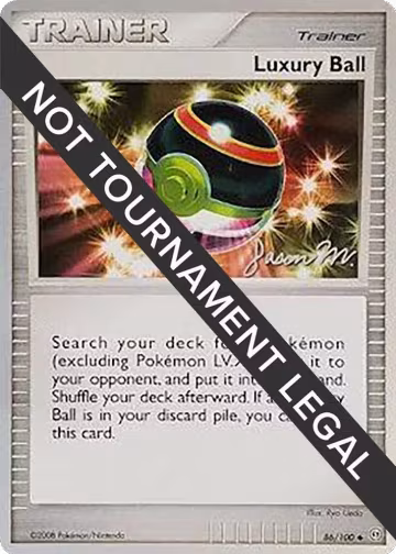 Luxury Ball - 2009 (Jason Martinez) (86/100), World Championship Decks — Pokémon card price
