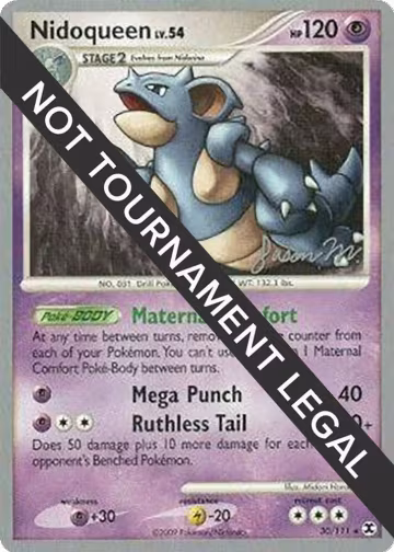 Nidoqueen - 2009 (Jason Martinez) (30/111), World Championship Decks — Pokémon card price
