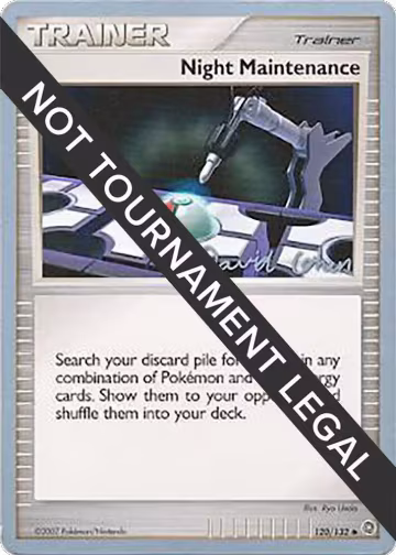 Night Maintenance - 2009 (David Cohen) (120/132), World Championship Decks — Pokémon card price