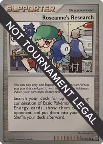 Roseanne's Research - 2009 (Tsubasa Nakamura) (125/132), World Championship Decks — Pokémon card price