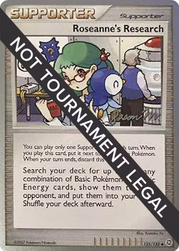 Roseanne's Research - 2009 (Jason Martinez) (125/132), World Championship Decks — Pokémon card price