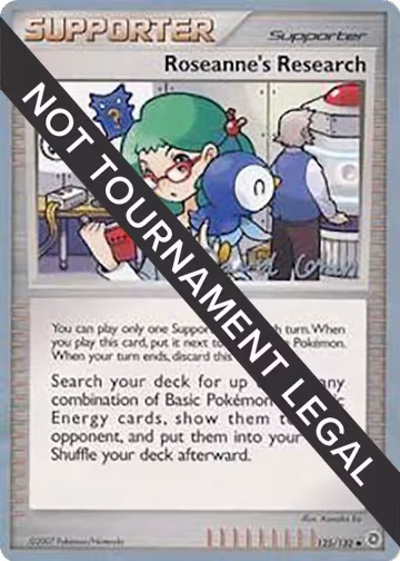 Roseanne's Research - 2009 (David Cohen) (125/132), World Championship Decks — Pokémon card price