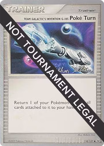 Team Galactic's Invention G-105 Poke Turn - 2009 (Stephen Silvestro) (118/127), World Championship Decks — Pokémon card price