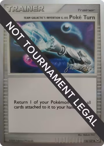 Team Galactic's Invention G-105 Poke Turn - 2009 (Jason Martinez) (118/127), World Championship Decks — Pokémon card price
