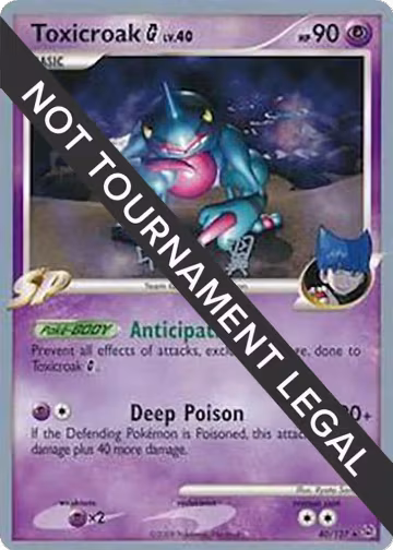 Toxicroak G (40) - 2009 (Tsubasa Nakamura) (40/127), World Championship Decks — Pokémon card price