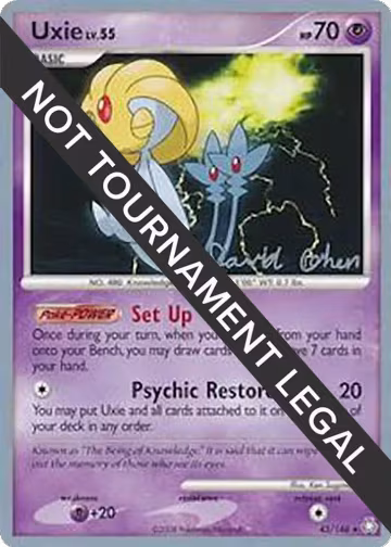 Uxie - 2009 (David Cohen) (43/146), World Championship Decks — Pokémon card price