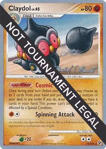 Claydol - 2010 (Michael Pramawat) (15/106), World Championship Decks — Pokémon card price