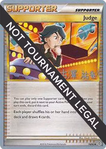 Judge - 2010 (Yuka Furusawa) (78/95), World Championship Decks — Pokémon card price