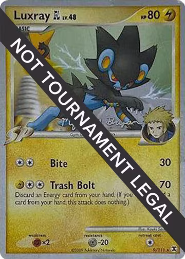 Luxray GL - 2010 (Mychael Bryan) (9/111), World Championship Decks — Pokémon card price