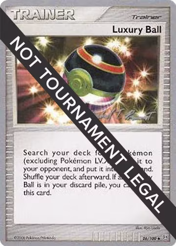 Luxury Ball - 2010 (Michael Pramawat) (86/100), World Championship Decks — Pokémon card price