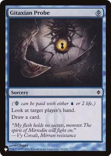 Gitaxian Probe (35/175), The List Reprints — Magic card price