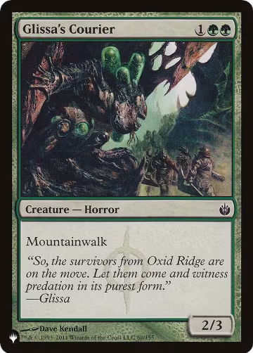 Glissa's Courier (80/155), The List Reprints — Magic card price