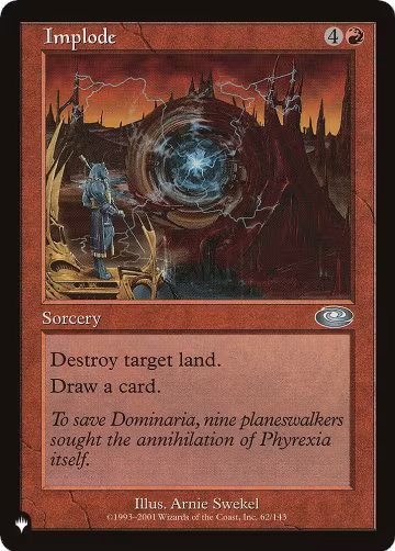 Implode (62/143), The List Reprints — Magic card price