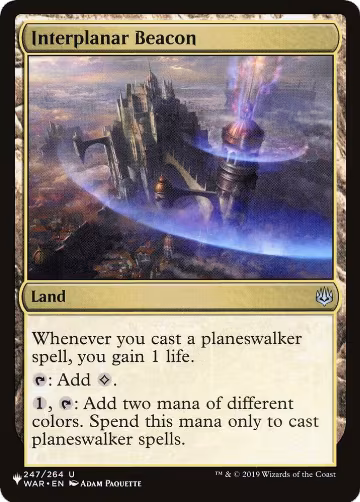 Interplanar Beacon (247/264), The List Reprints — Magic card price