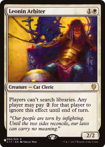 Leonin Arbiter (064/309), The List Reprints — Magic card price