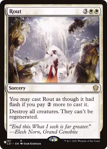 Rout (C21) (101/081), The List Reprints — Magic card price