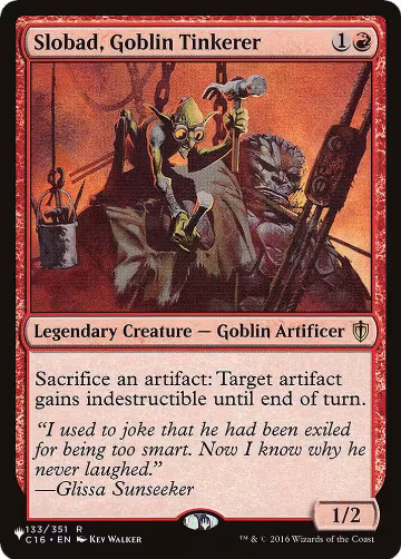 Slobad, Goblin Tinkerer (133/351), The List Reprints — Magic card price