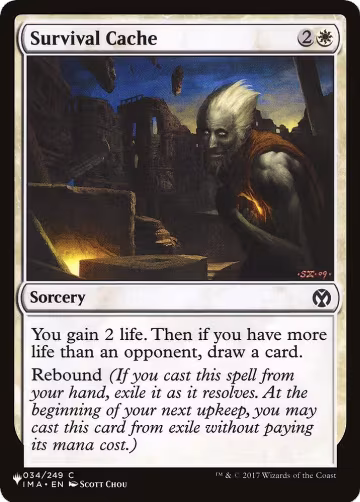 Survival Cache (034/249), The List Reprints — Magic card price