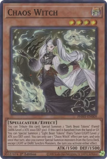 Chaos Witch (PHHY-EN009), Photon Hypernova — Yu-Gi-Oh! card price