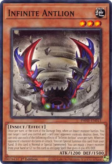 Infinite Antlion (PHHY-EN015), Photon Hypernova — Yu-Gi-Oh! card price