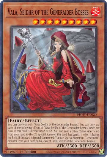 Vala, Seidhr of the Generaider Bosses (PHHY-EN020), Photon Hypernova — Yu-Gi-Oh! card price