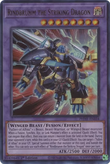 Rindbrumm the Striking Dragon (PHHY-EN034), Photon Hypernova — Yu-Gi-Oh! card price
