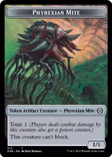 Phyrexian Mite Token (012) (12), Phyrexia: All Will Be One — Magic card price