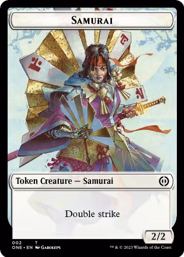 Samurai Token (2), Phyrexia: All Will Be One — Magic card price