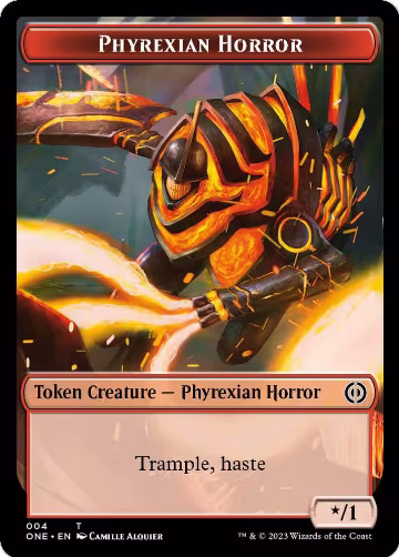 Phyrexian Horror Token (004) (4), Phyrexia: All Will Be One — Magic card price
