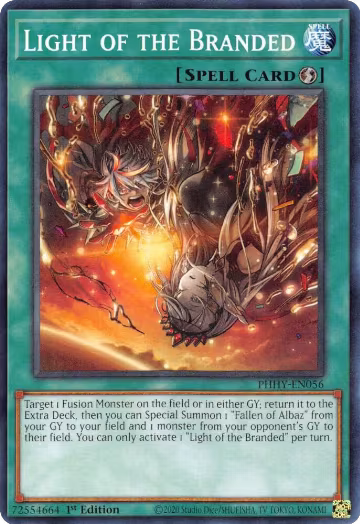 Light of the Branded (PHHY-EN056), Photon Hypernova — Yu-Gi-Oh! card price