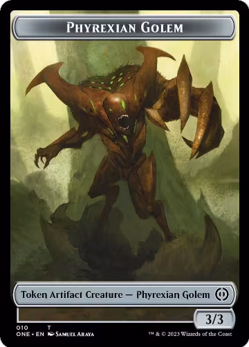 Phyrexian Golem Token (10), Phyrexia: All Will Be One — Magic card price