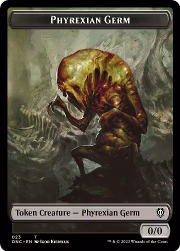 Phyrexian Germ Token (23), Commander: Phyrexia: All Will Be One — Magic card price