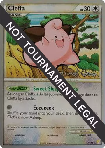 Cleffa - 2011 (David Cohen) (17/123), World Championship Decks — Pokémon card price