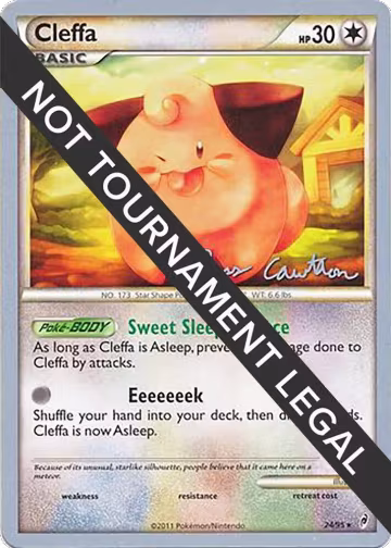 Cleffa - 2011 (Ross Cawthon) (24/95), World Championship Decks — Pokémon card price