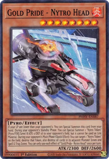 Gold Pride - Nytro Head (PHHY-EN087), Photon Hypernova — Yu-Gi-Oh! card price