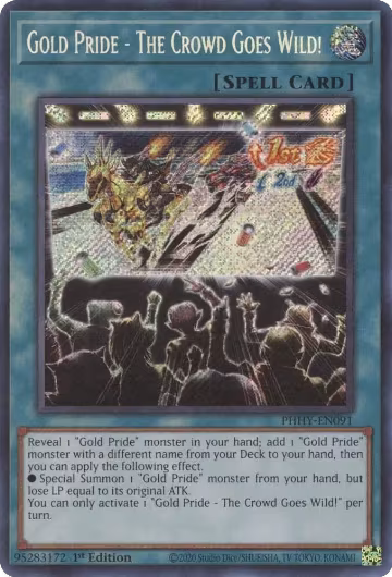 Gold Pride - The Crowd Goes Wild! (PHHY-EN091), Photon Hypernova — Yu-Gi-Oh! card price