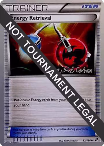 Energy Retrieval - 2011 (David Cohen) (92/114), World Championship Decks — Pokémon card price