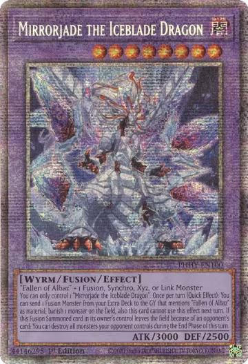 Mirrorjade the Iceblade Dragon (Starlight Rare) (PHHY-EN100) — card price