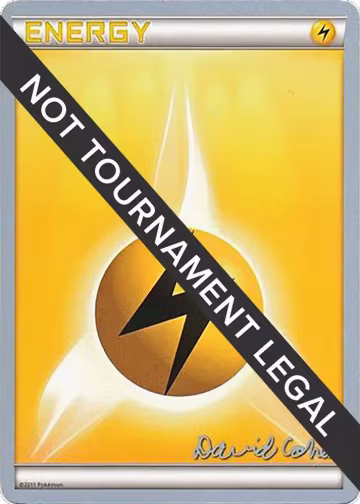 Lightning Energy - 2011 (David Cohen), World Championship Decks — Pokémon card price