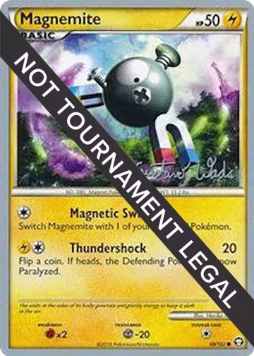 Magnemite - 2011 (Gustavo Wada) (68/102), World Championship Decks — Pokémon card price