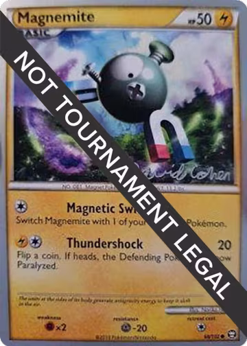 Magnemite - 2011 (David Cohen) (68/102), World Championship Decks — Pokémon card price