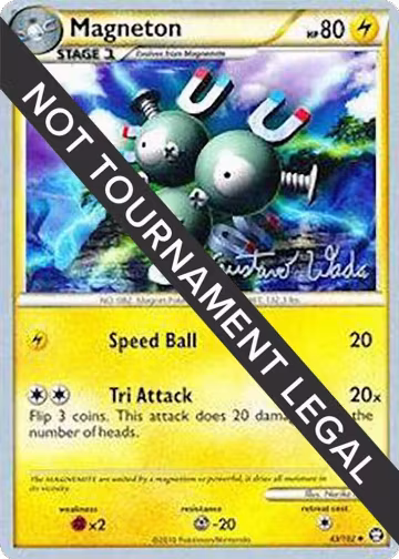 Magneton - 2011 (Gustavo Wada) (43/102), World Championship Decks — Pokémon card price