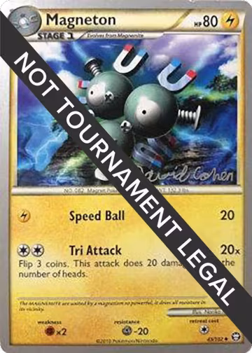 Magneton - 2011 (David Cohen) (43/102), World Championship Decks — Pokémon card price