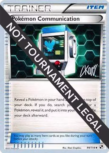 Pokemon Communication - 2011 (Christopher Kan) (99/114), World Championship Decks — Pokémon card price