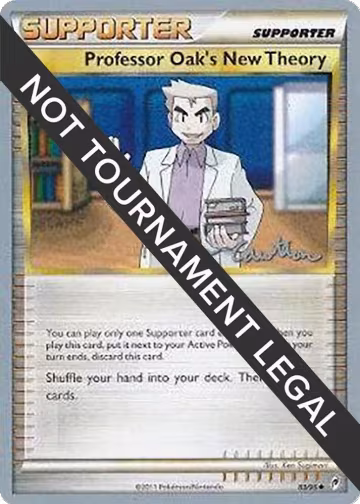Professor Oak's New Theory - 2011 (Ross Cawthon) (83/95), World Championship Decks — Pokémon card price