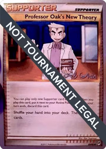 Professor Oak's New Theory - 2011 (David Cohen) (83/95), World Championship Decks — Pokémon card price